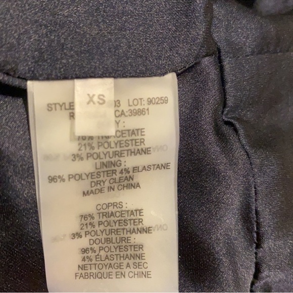 ElieTahari Darlene Blouse Size XS color: Black NWT - Picture 8 of 12